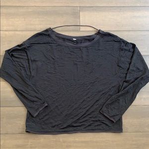 Lululemon LS sheer crop